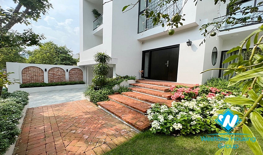 Super luxurious villa for rent in Q block, Ciputra area, Tay Ho